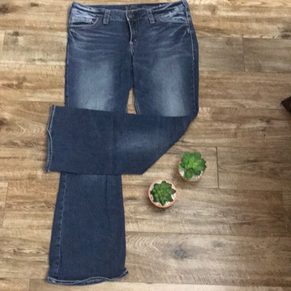 Silver Suki Jeans